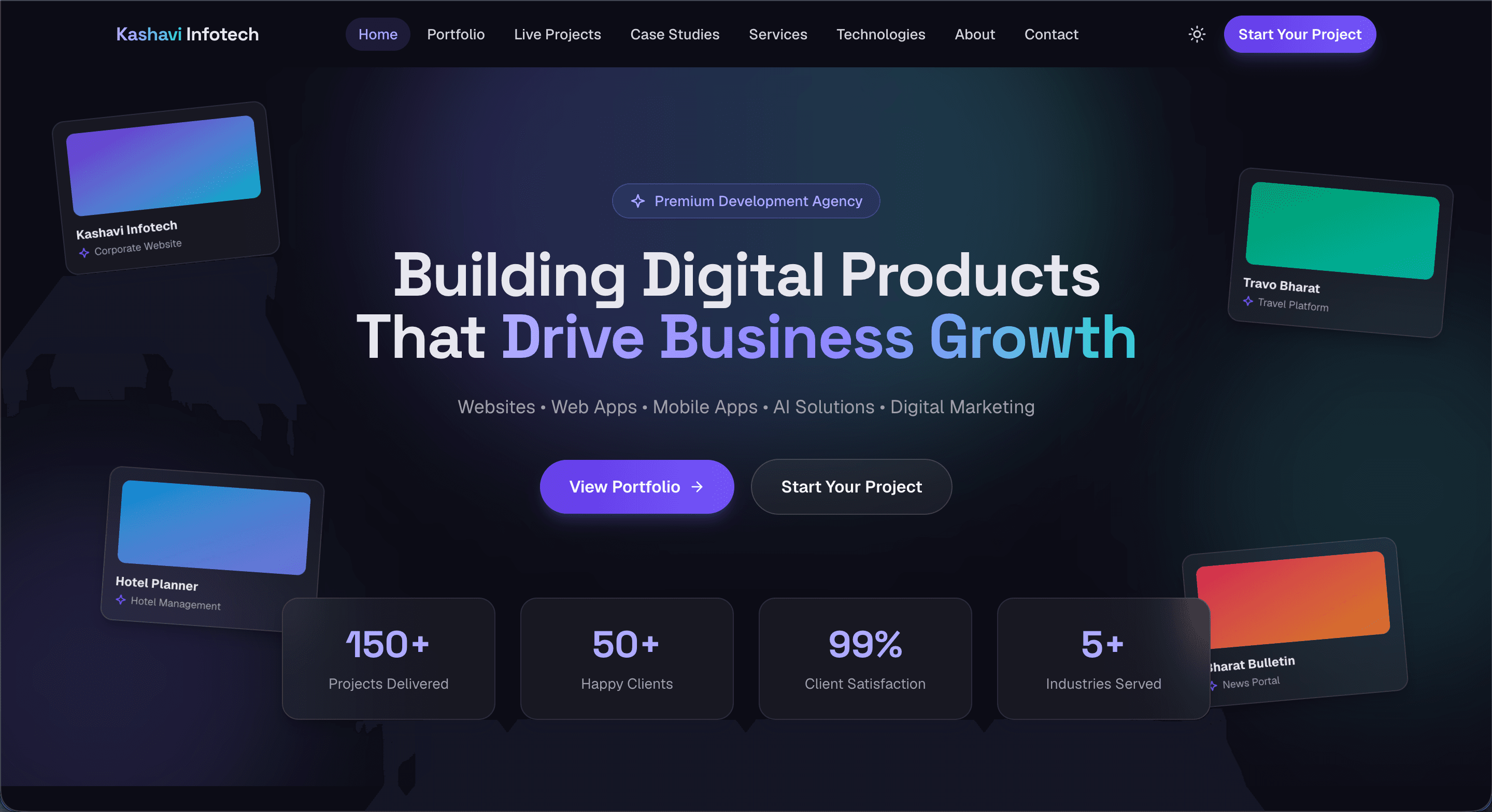 Portfolio Website — Personal Branding screenshot