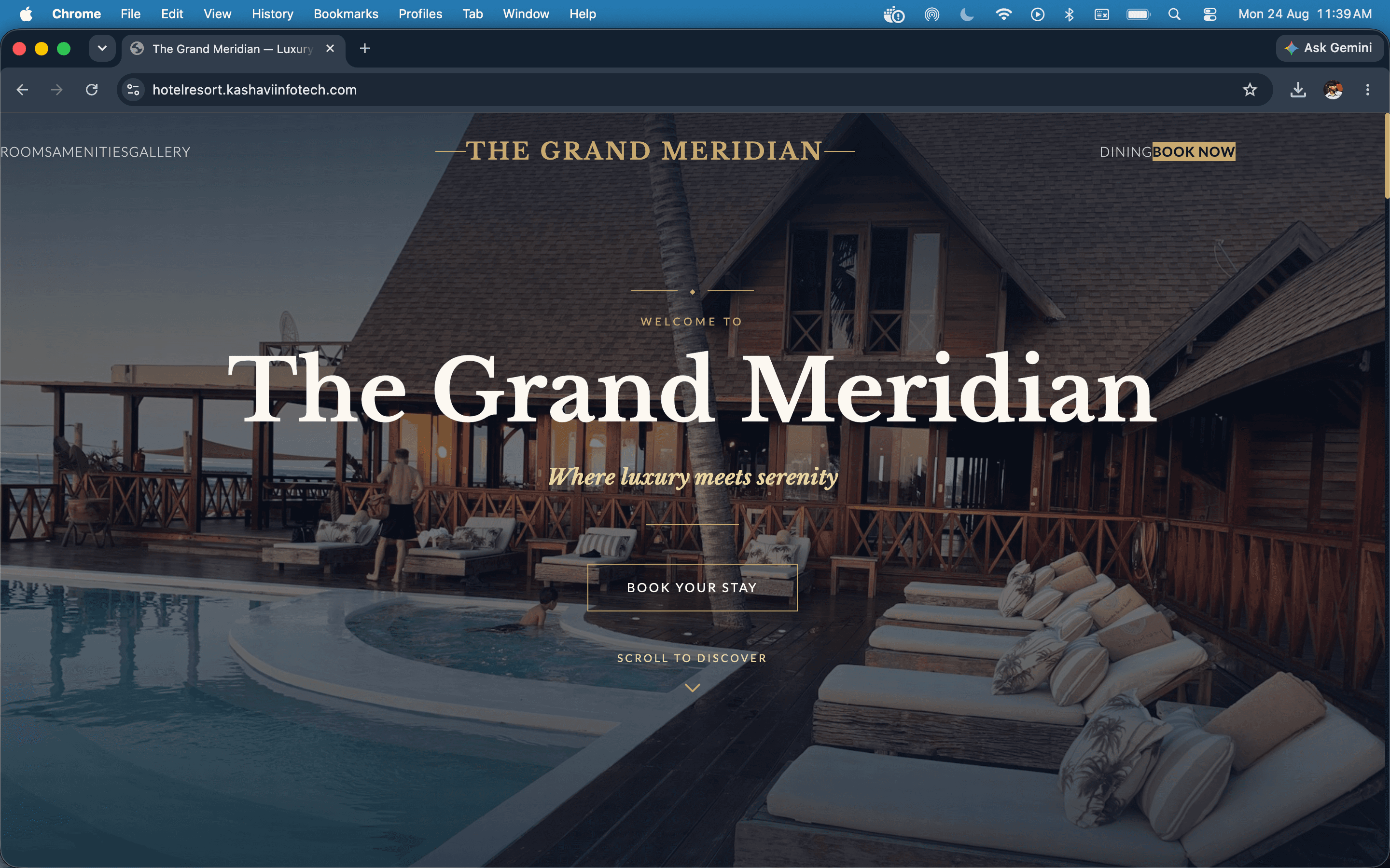 Resort Hotel — Hospitality screenshot